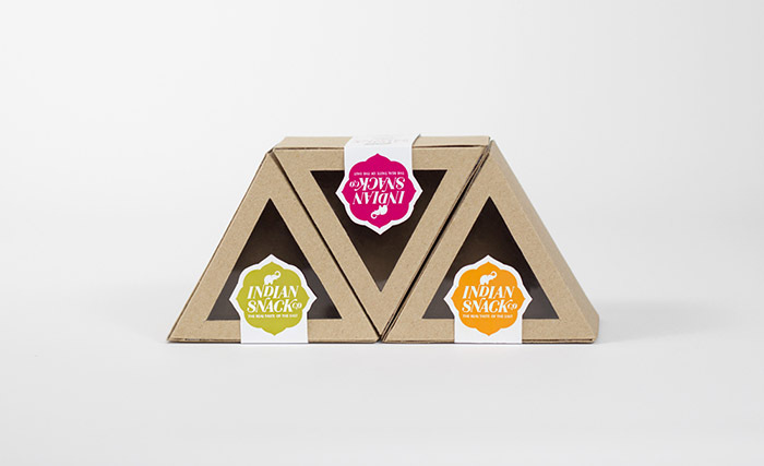 三角形牛皮包裝盒 零食包裝的個性與匠心